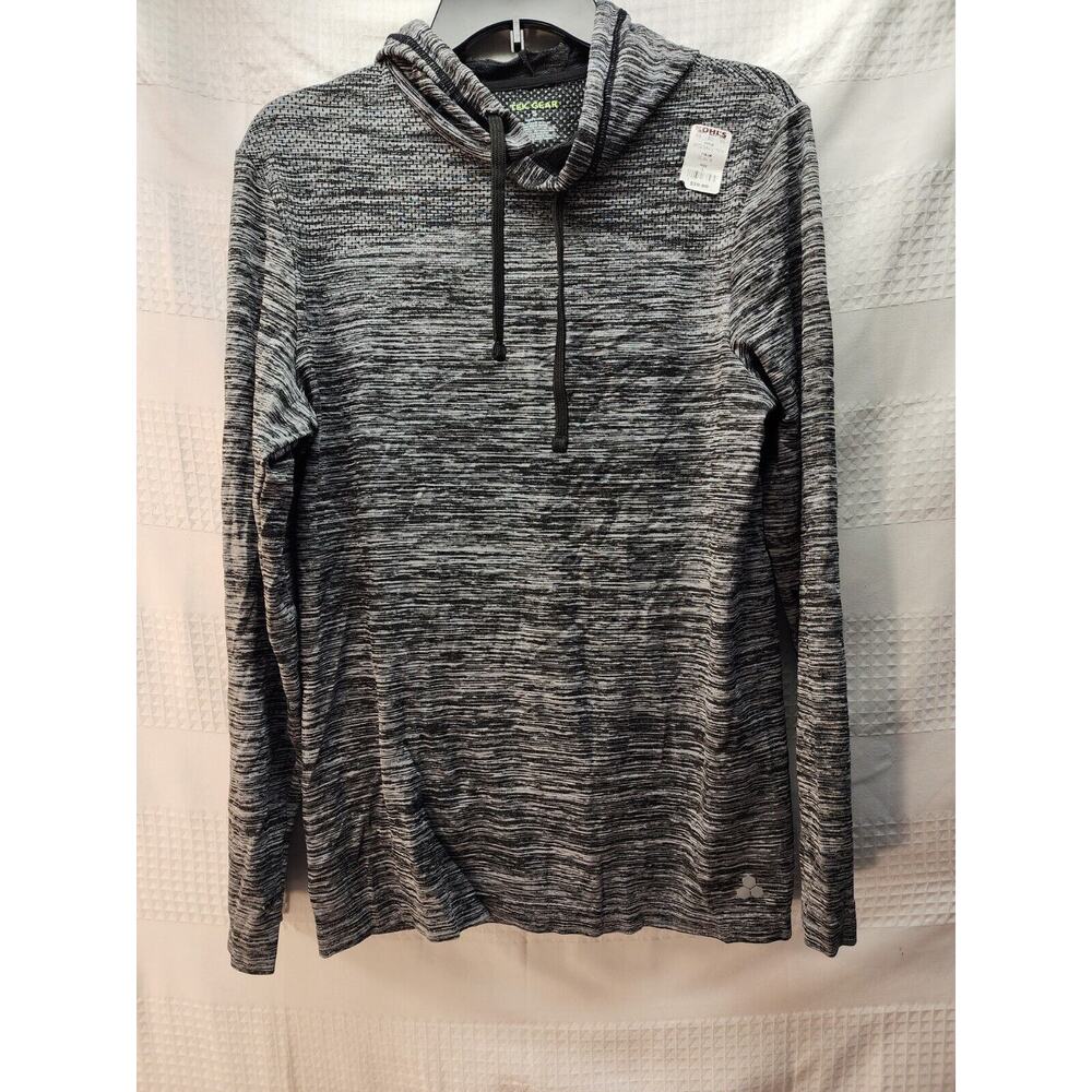 Tek Gear Warm Tek Men's Hoodie Size Small Dark Black Long Sleeve Hoodie 1237